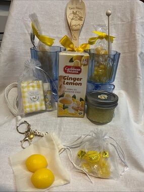 Me and You Lemon-Themed Gift  Bundle with Ginger Lemon Tea